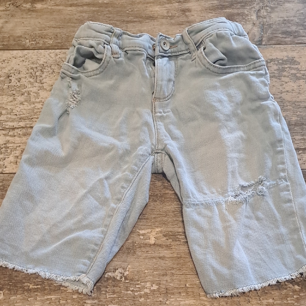 The Children's Place Light Blue Distressed Shorts